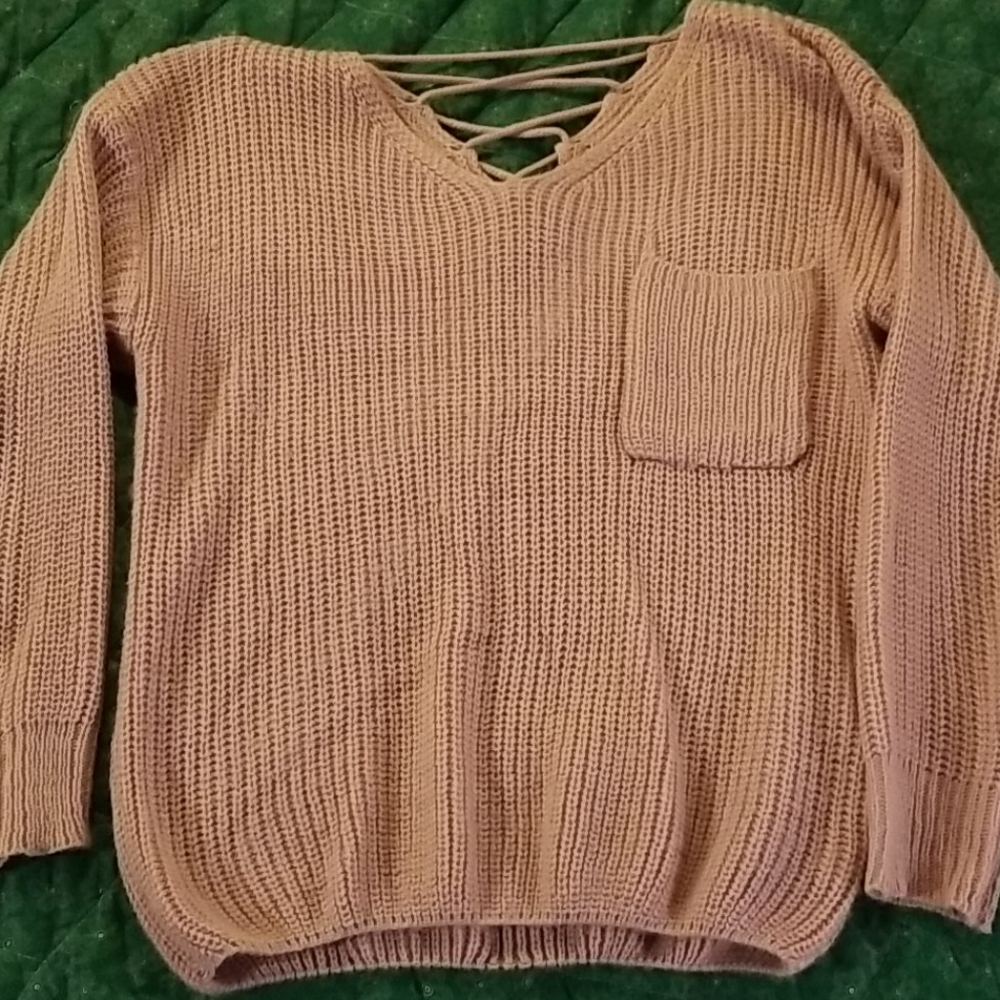 SHEIN pink sweater